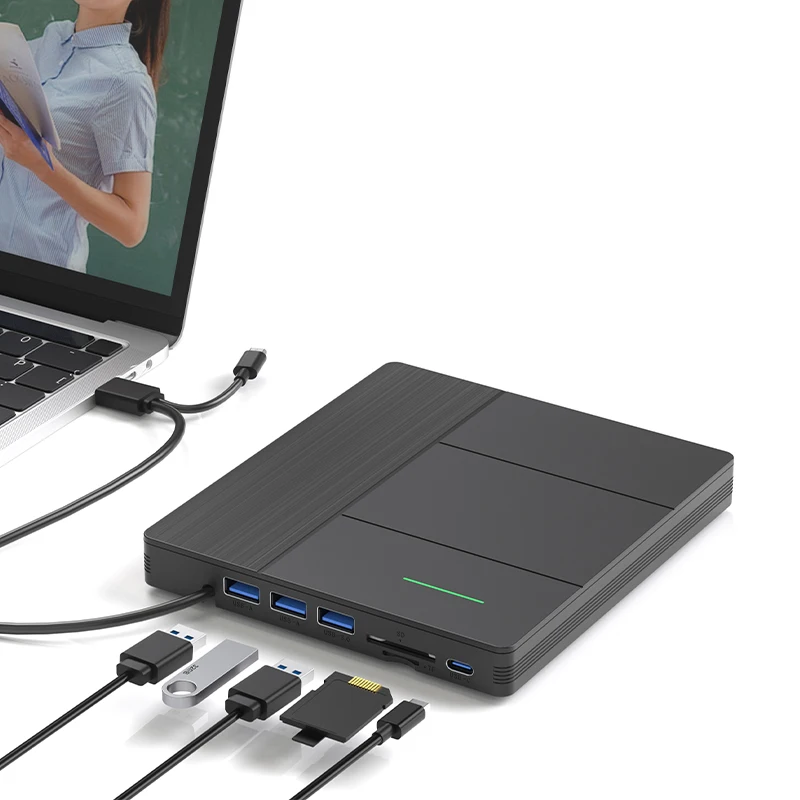 

Multifunction Expansion Type C USB3.0 Interface External Mobile Tray Type 4MB Cache DVD RW Optical Drive Burner