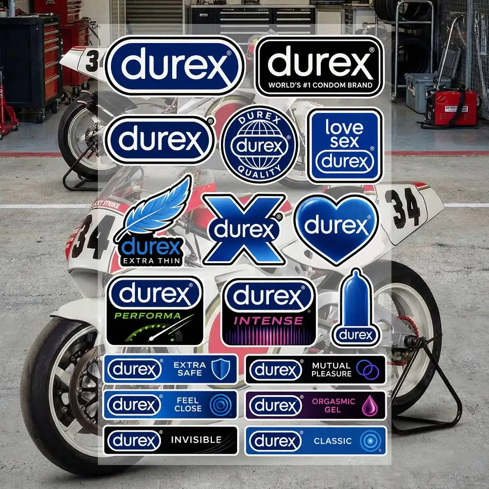 D-urE-x Wasserdichte Vinyl-Aufkleber für Auto Motorrad Fahrrad Skateboard Laptop Flasche Telefon