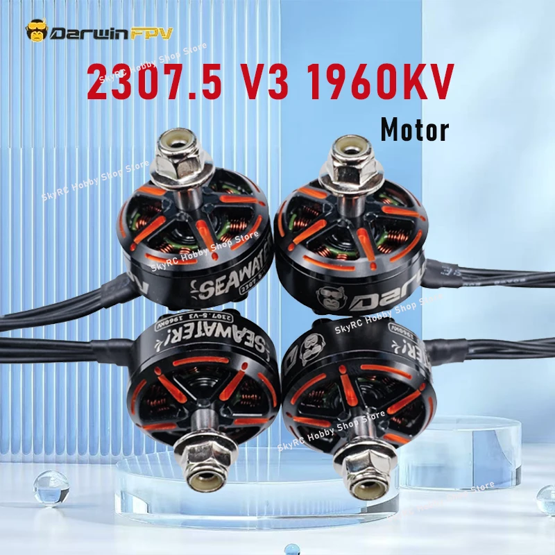 

DarwinFPV 2307.5 1960KV V3 Version Motor DroneTraverser for Hulk II Waterproof RC Drone FPV Racing Multirotor Accessories RC DIY