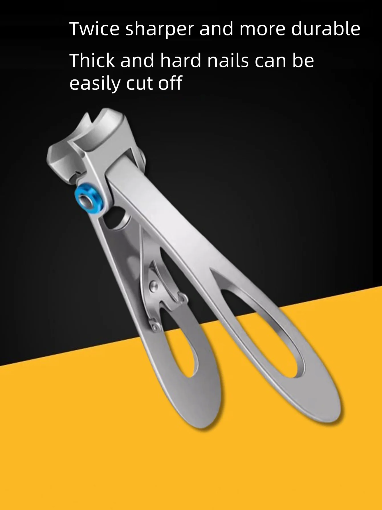 Large-Opening Nail Scissors, Extra-Large Nail Clippers, Professional Stainless Steel Nail Clippers, High-Quality Home & Travel E
