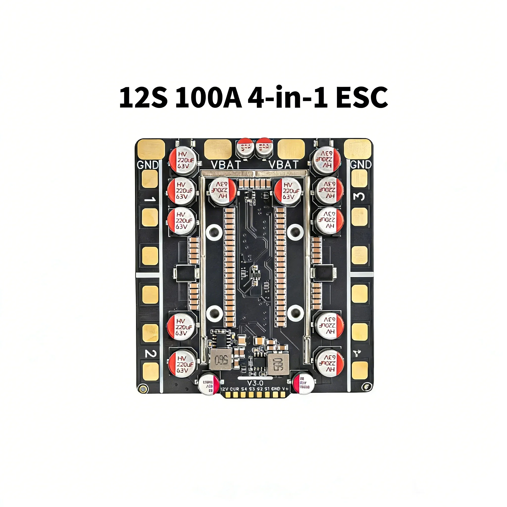 Shuhang RC Store Tracker 12S 120A 4IN1 ESC suitable for 17 and 18-inch FPV Drone Racing Aircraft