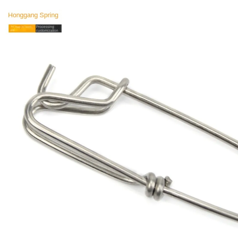 10pcs 2024 Corrosion-Resistant Fishing Snap Stainless Steel Tuna fishing Rolling Swivel Snapper Sharks Fishing Clip Snap