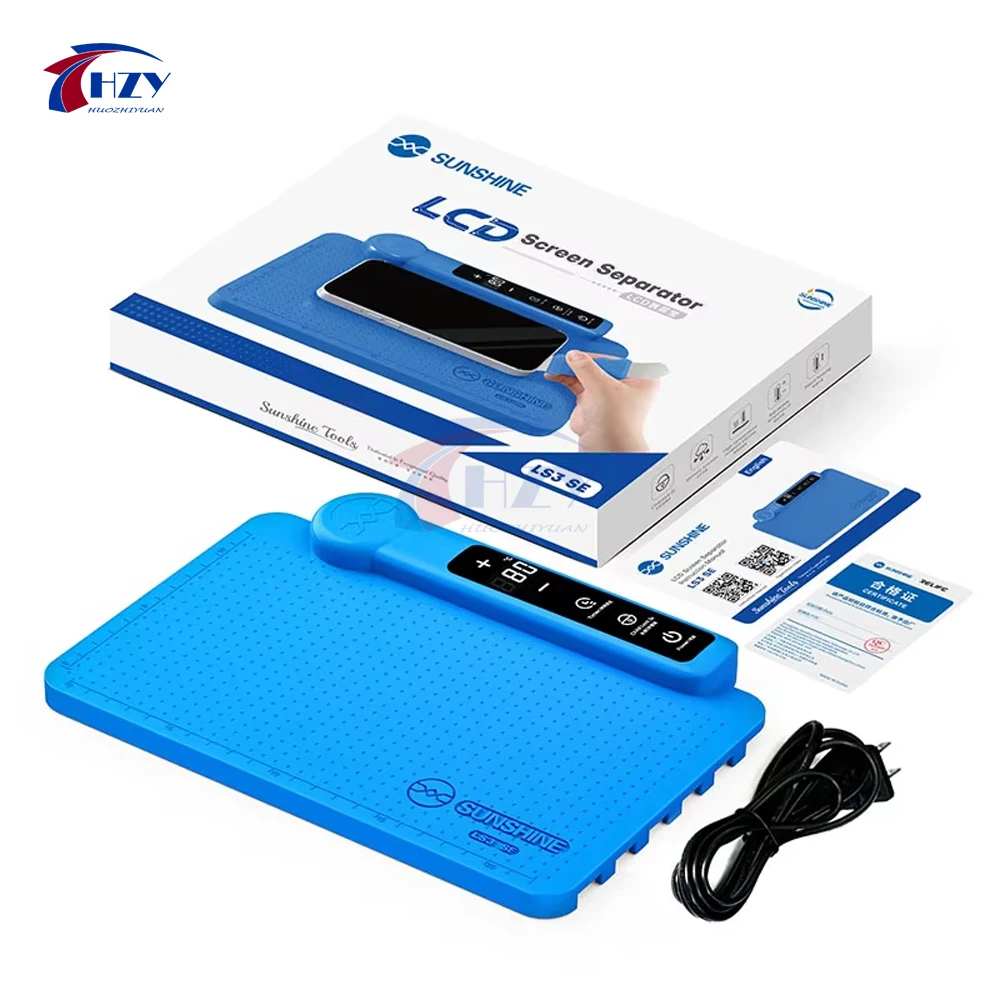 

Машина для разделения ЖК-экранов SUNSHINE LS3 SE 11 дюймов, 100 Вт, регулируемая температура 40-120°C ° Инструмент для ремонта часов iPhone C с таймером