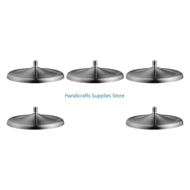 R1WA 5Pcs Stainless Steel Shatterproof Cup Lid Heat Resistant Easy to Clean for Hot Drink Universal for Bottles and Mugs