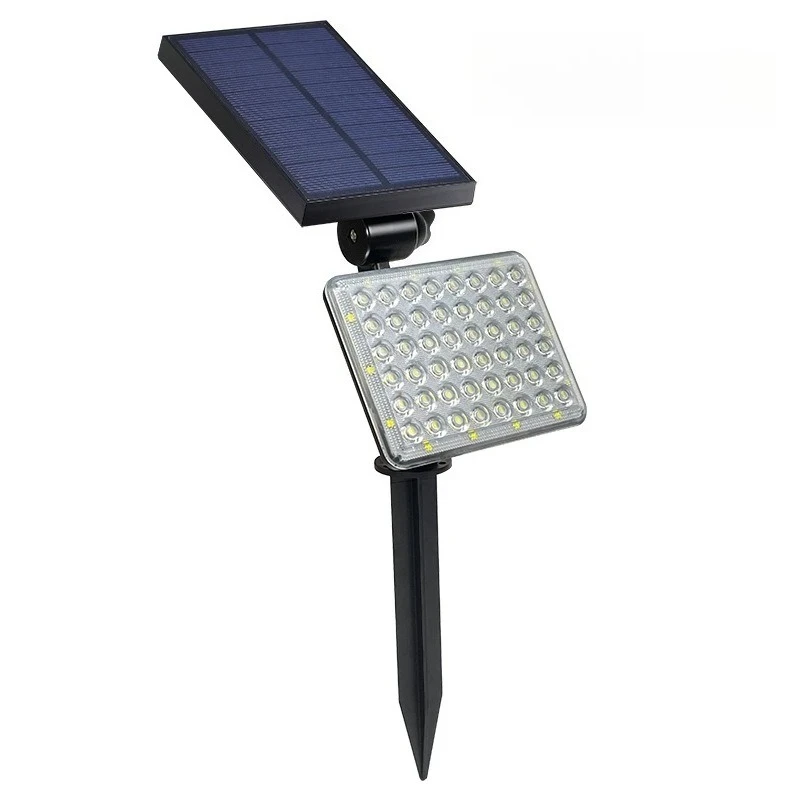 Solar Lawn Light Outdoor Waterproof Garden Light Garden Landscape Light, Super Bright 62LED Floor Plug Flood Light