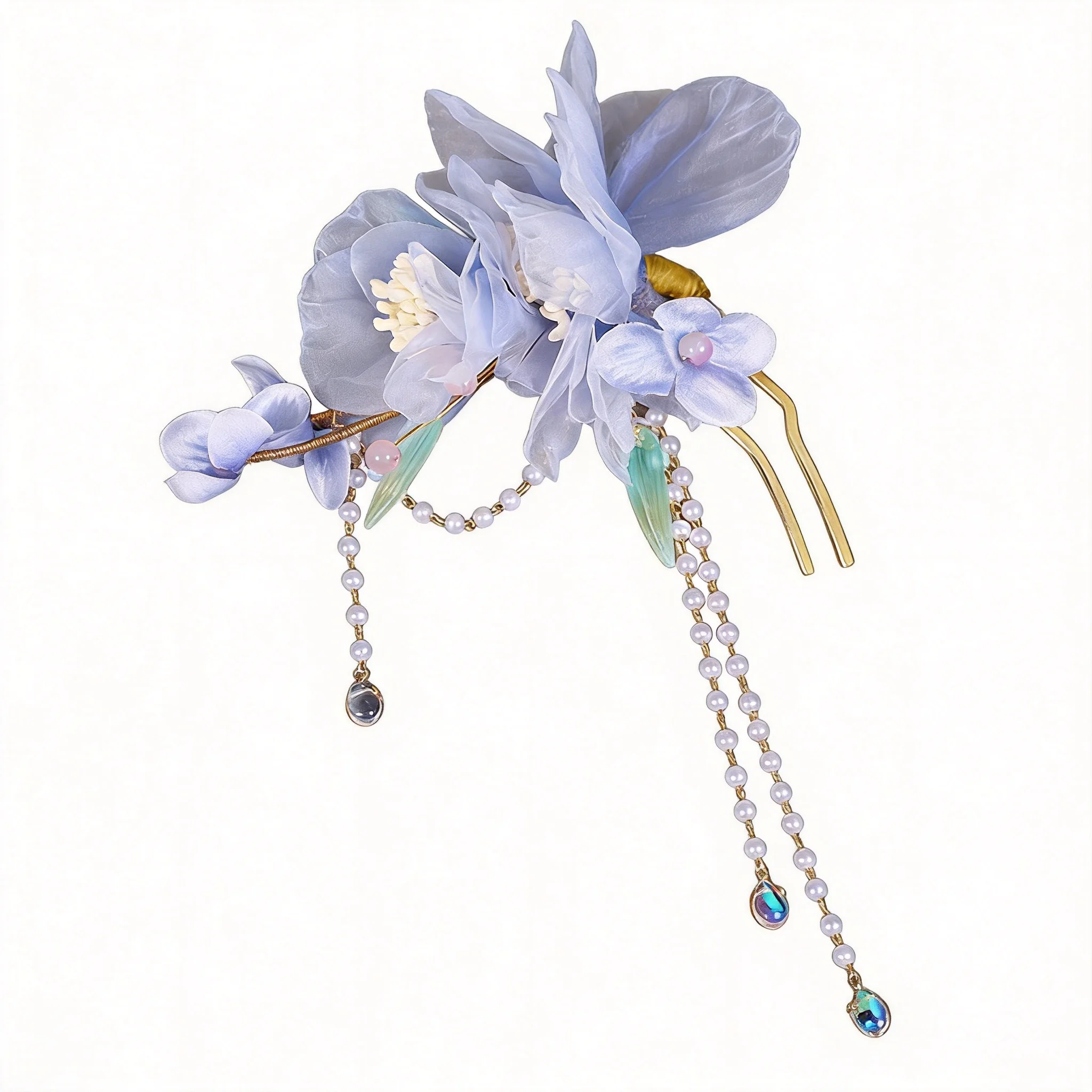 Outdoor Lighting Traditional - Fermacapelli Tradizionale Cinese Hanfu in Chiffon