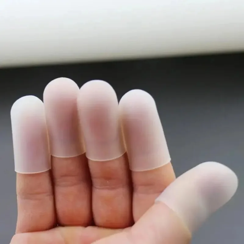 Hot Popular 5 Pack Non-slip Silicone Finger Caps, Heat Resistant Finger Protective Covers Kitchen Craft Daily Use