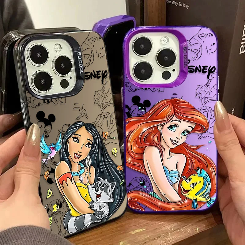 Disney Little Mermaid Princess Matte Hard Case for Xiaomi Redmi Note 13 12 11 Pro Plus 4G 5G 12S 11S 10S 10 9 9S 8 12C 13C A3