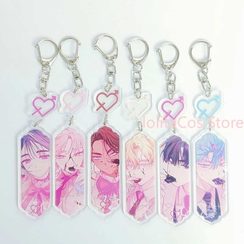 Alien Stage Ivan Sua Till Luka Mizi Hyuna Kawaii Acrylic Keychain Anime Bag Charm Pendant Backpack Decor Birthday Gift Cosplay