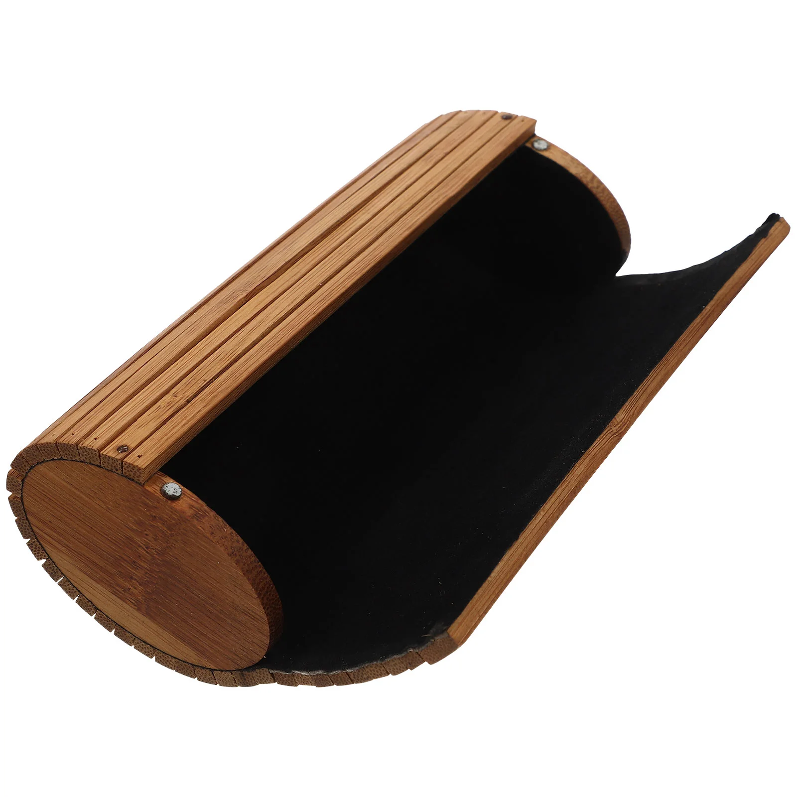 Glasses Case Impact-resistant Box Portable Wooden Gift for Wearers Container Velvet Bamboo