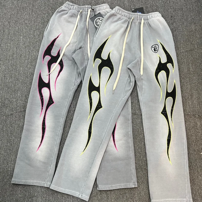 

Retro American Casual Waed Long Pants Men Women Trendy Straight Leg Loose Fit Youthful Energy Sle Four Seasons Universal