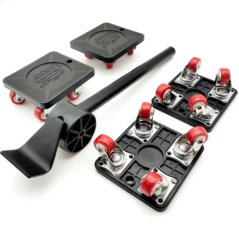 360° Swivel Wheel Furniture Moving Tool Set - Heavy Duty Easy Relocation Lifter for Sofa, Refrigerator, Bed and Home Appliances