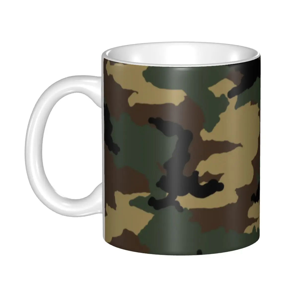 

Customized Original Woodland Camo Mug DIY Camouflage Ceramic Milk Tea Coffee Cups