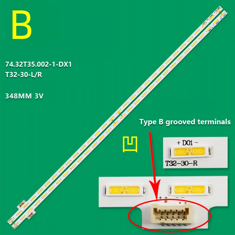 LED-achtergrondverlichtingstrip voor KDL-32W700B 32W705B 32w653a 32W706B 32W600A T320XVF05 774.32T41.001-0-DX1 32T35.002-1 T32-30-L T32-30-R