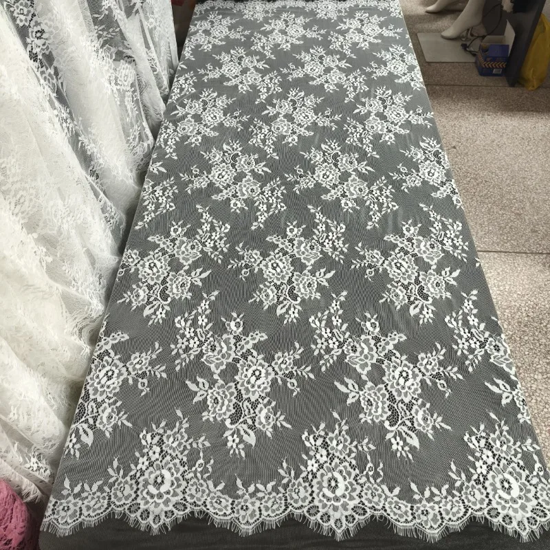 1pc-高品質まつげレース骨フル幅レース-150x300cm