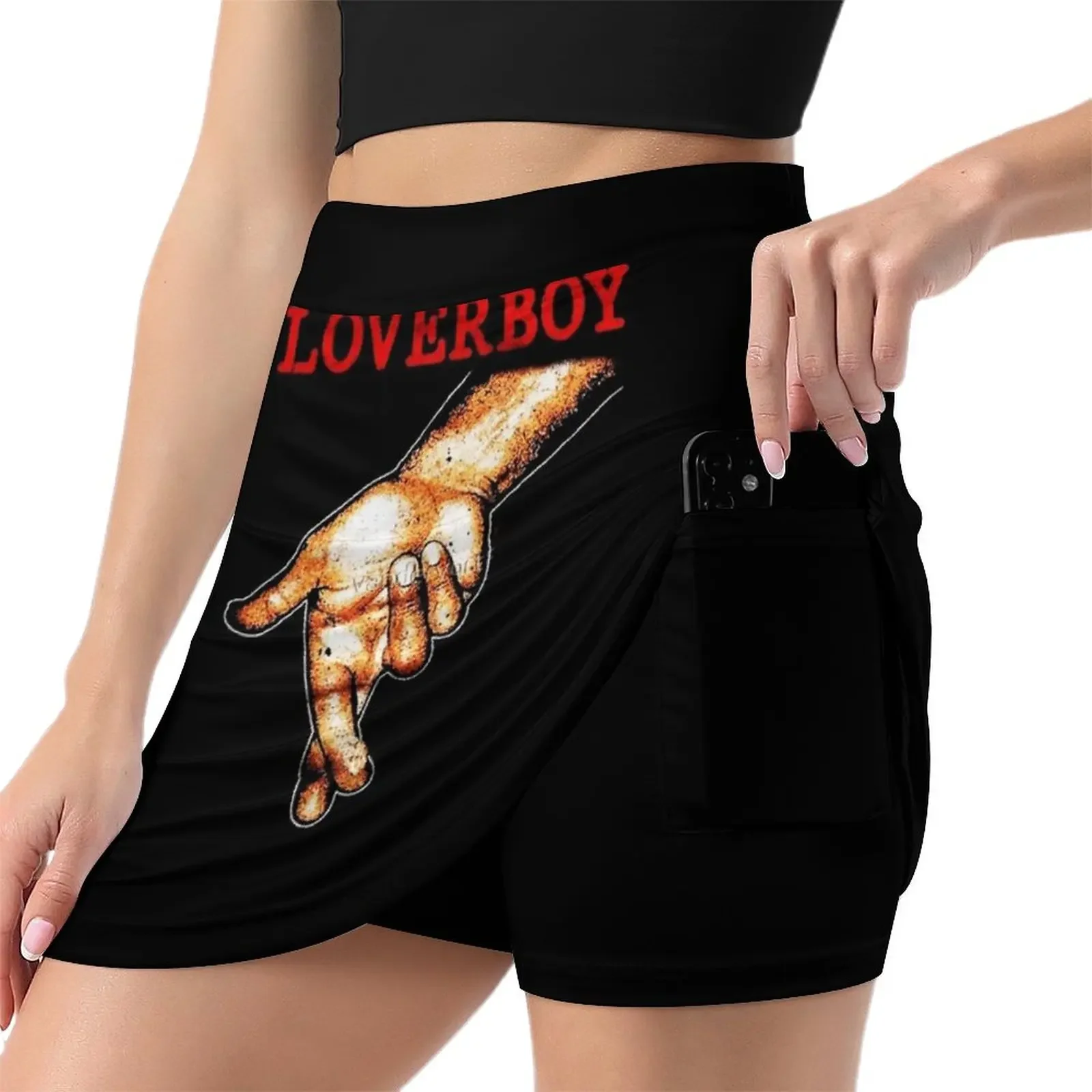 Loverboy band rock international from canada Mini Skirt korean summer clothes dresses for prom Clothing female skirts