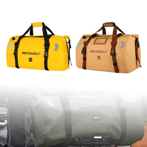 Rear motorcycle, waterproof motorcycle, outdoor trip, dry luggage, roller, 20/66/100L, motorcycle luggage backpack, motorcycle seat bag 8 Main Sales Motocross Backpack - №7