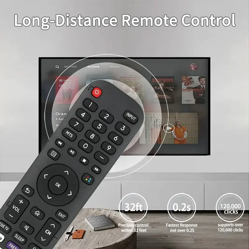 EN2D30H Remote Control For Hisense 4K UHD LED Smart TV 43H6G 50H6G 55H6G 65H6G 43A7500F 50A7500F 50AE7200F 55AE7200F 65A7500F
