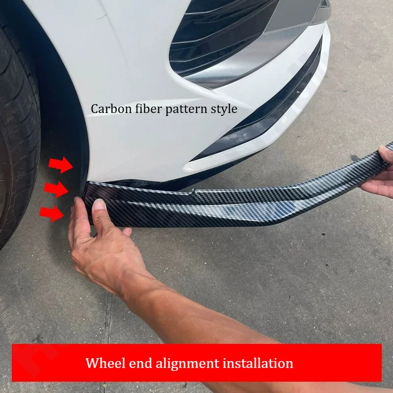 for Volkswagen Santana 2024-2025 Front bumper corner anti-collision strip/front bumper decorative strip/car decoration products