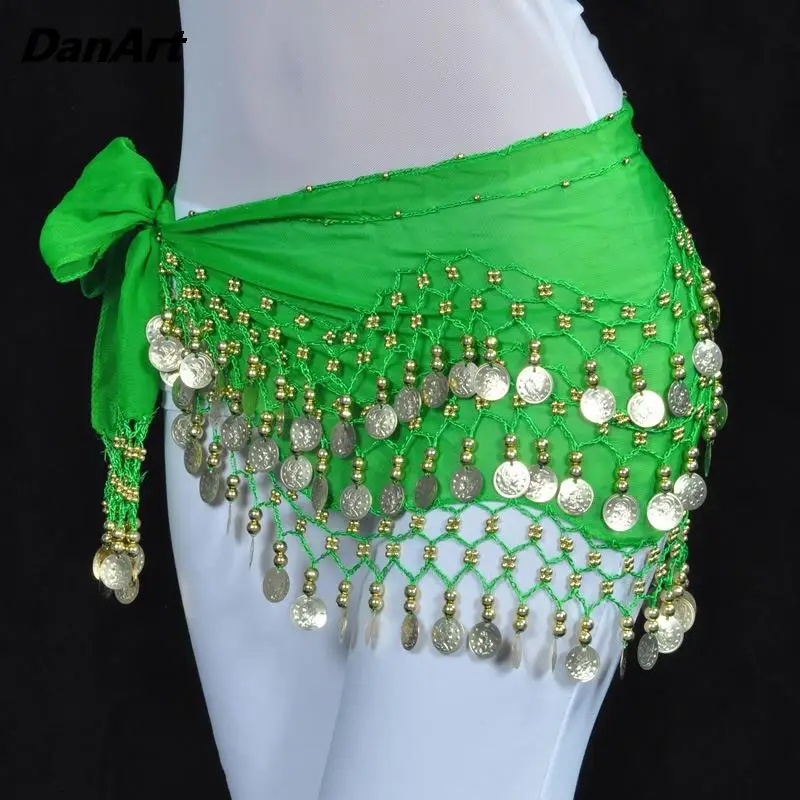 Bufanda de cadera para danza del vientre para mujer, falda envolvente de cintura, disfraz Sexy de lentejuelas, accesorios de práctica de baile, falda envolvente