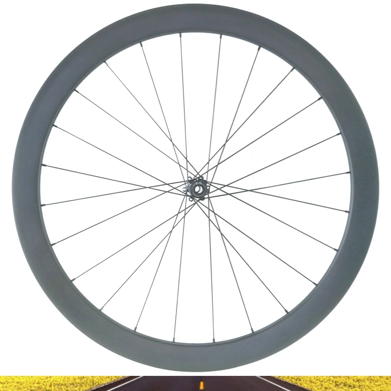 700C Gravel Off-Road 45X30mm Front Carbon Wheelset 24 Hole Rim Deep 45 Wide 30 Novatec D411SB Hub Pillar Wing20 Spoke MV Nipples