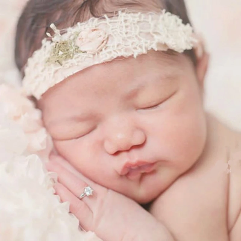 Newborn Photography Studio Props Accessories Crystal Faux Diamond Ring Memorable Baby Growth Heart-shaped Photography Ring