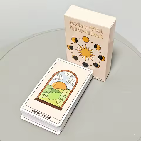 10.3*6cm 60 Pcs Modern Style Oracle Cards Modern Witch Spiritual Deck