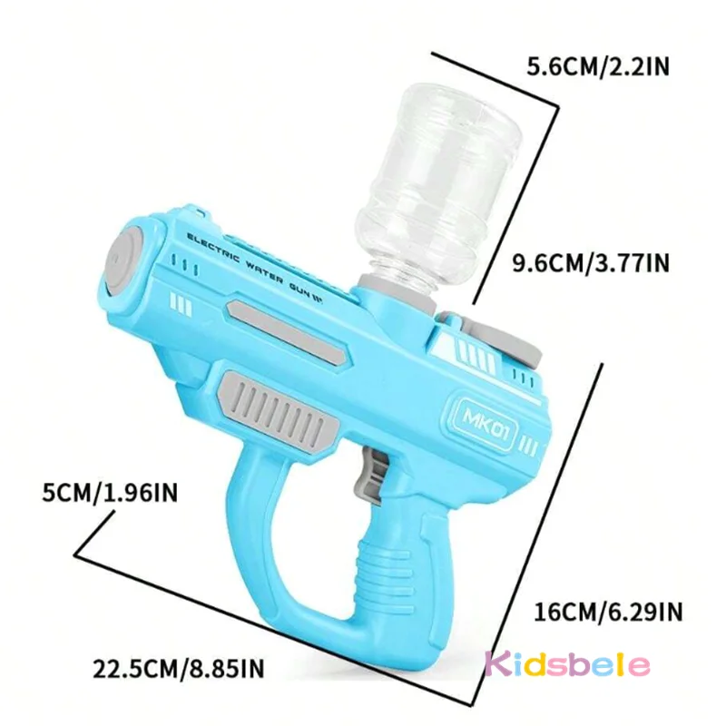 Kids Summer Beach Outdoor Electric Water Gun Fantasy Party Toy Portable Swimming Pool Automatic Lightweight Splash Blaster Toy