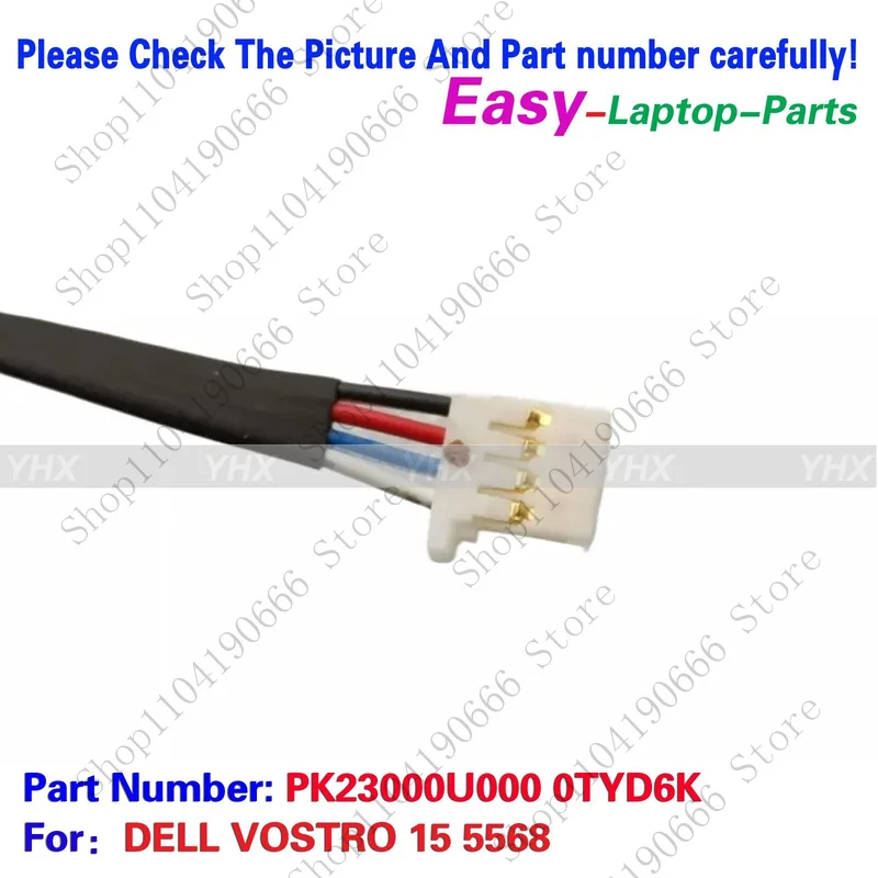 bd جديد لـ DELL VOSTRO 15 5568 مكبر صوت مدمج PK23000U000 0TYD6K.