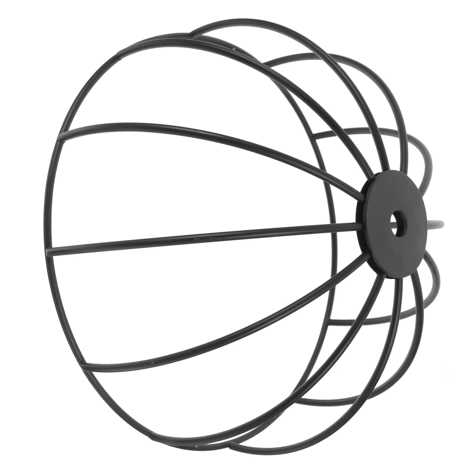 

Handwoven DIY Lamp Shade Frame Iron Material Creative Dream Catcher Style Pendant Light Cage Lampshade Frame Industrial Metal