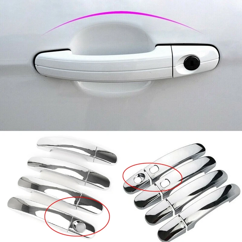 

Car Door Handle Cover For Ford focus 3 MK3 2012-2018 For Ford Kuga 2 2012-2018 Chrome Trim Catch Cap Stickers Accessories