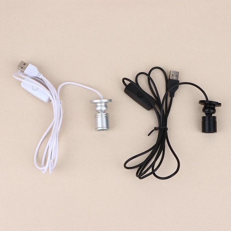 LED USB 5 فولت 3 واط Led بقعة ضوء سطح شنت خزانة عرض مكافحة مجوهرات مصباح تدوير زاوية السقف الأضواء الصغيرة #6
