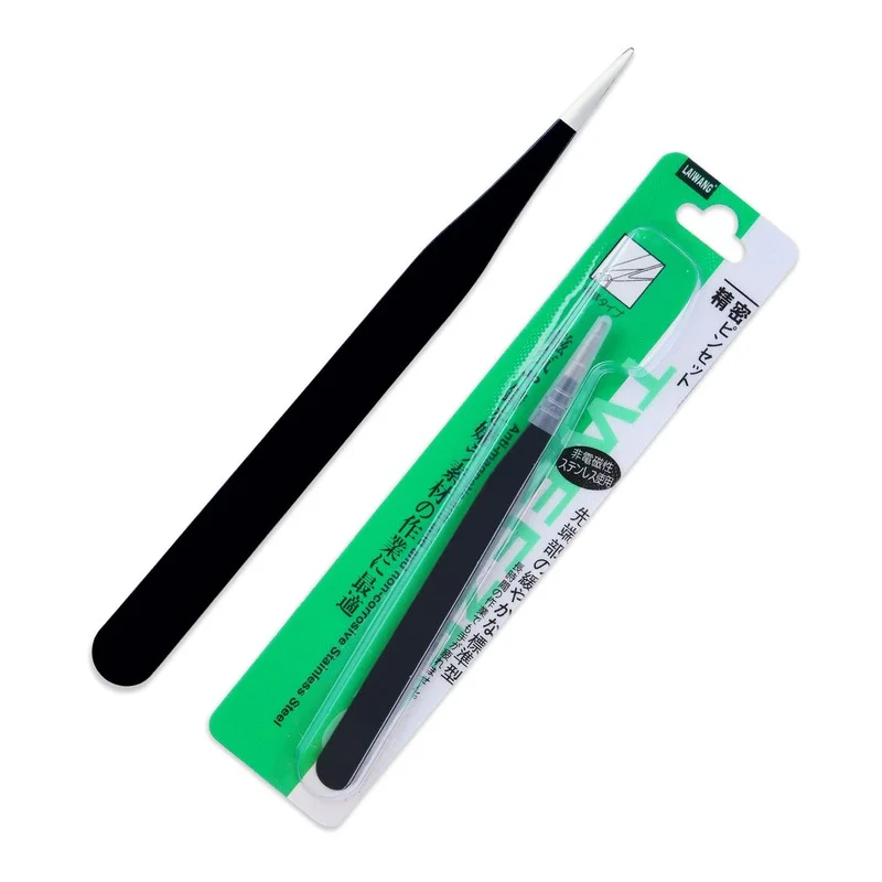 Nail tools Nail Tweezers Set Drill Take Stick Nail Stainless Steel Elbow Straight Head Tweezers