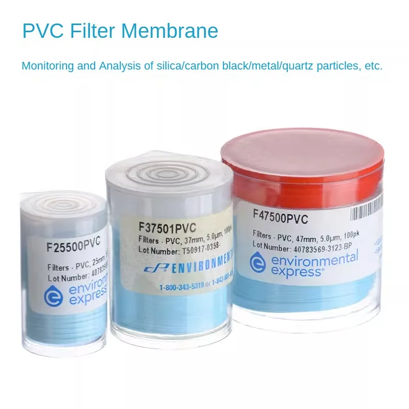 

PVC Filter Membrane Glass Fiber Filter Membrane Microfiltration Membrane Qualified for Air Monitoring By STM NIOSH and OSHA