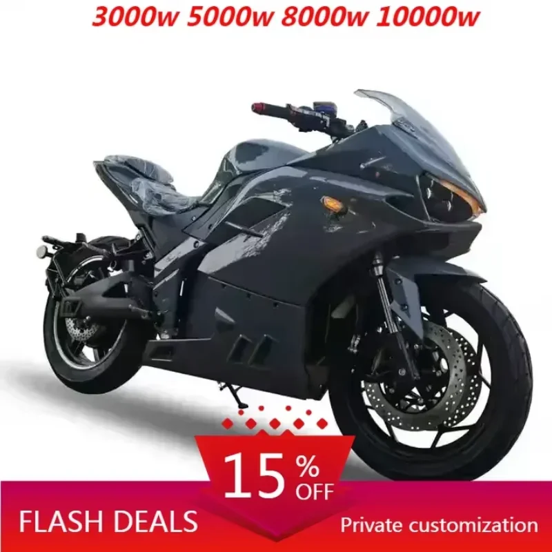 Luyuan Luyuan MotorcycleThe Latest New Energy Lithium Battery High Speed Full Size Sport Powerful 10000W Custom Electric Scoote