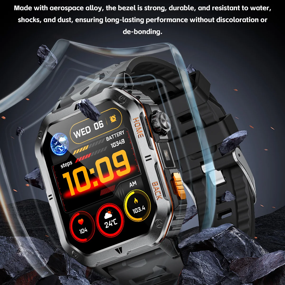 Relojes inteligentes deportivos con batería grande de 1000mAh para hombre, nuevo reloj inteligente de alta gama, reloj electrónico Android 2025 para Xiaomi y Huawei