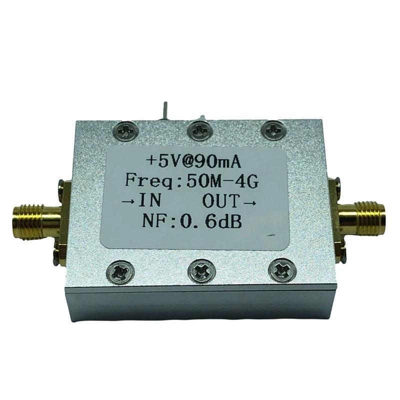 New RF Amplifier, LNA 0.05-4G NF=0.6DB Low Noise Amplifier Module Board