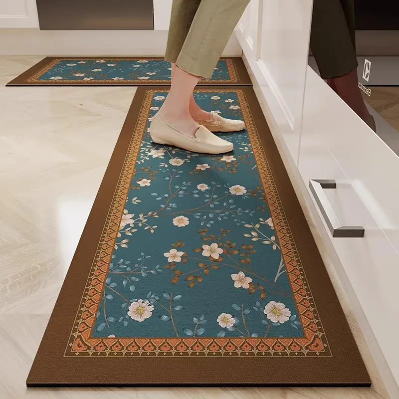 

Chinese kitchen floor mat Anti-fouling Oil-proof Waterproof Carpets Scratch-resistant wear-resistant balcony Rug Ковер Tapis 러그