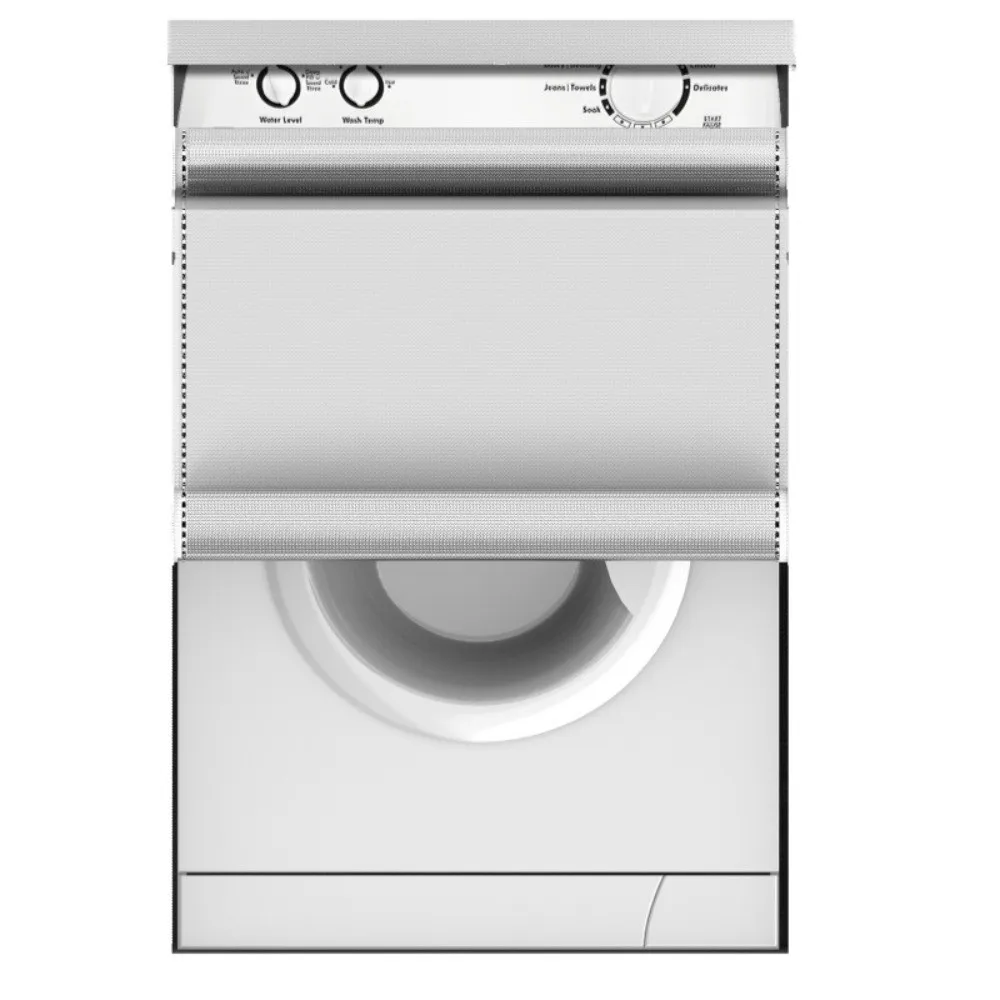 

Oxford Cloth Washing Machine Cover Dust-proof Sun-proof Drying Machine Cover Weather-Resistant UV Resistant Washer Dryer Cover