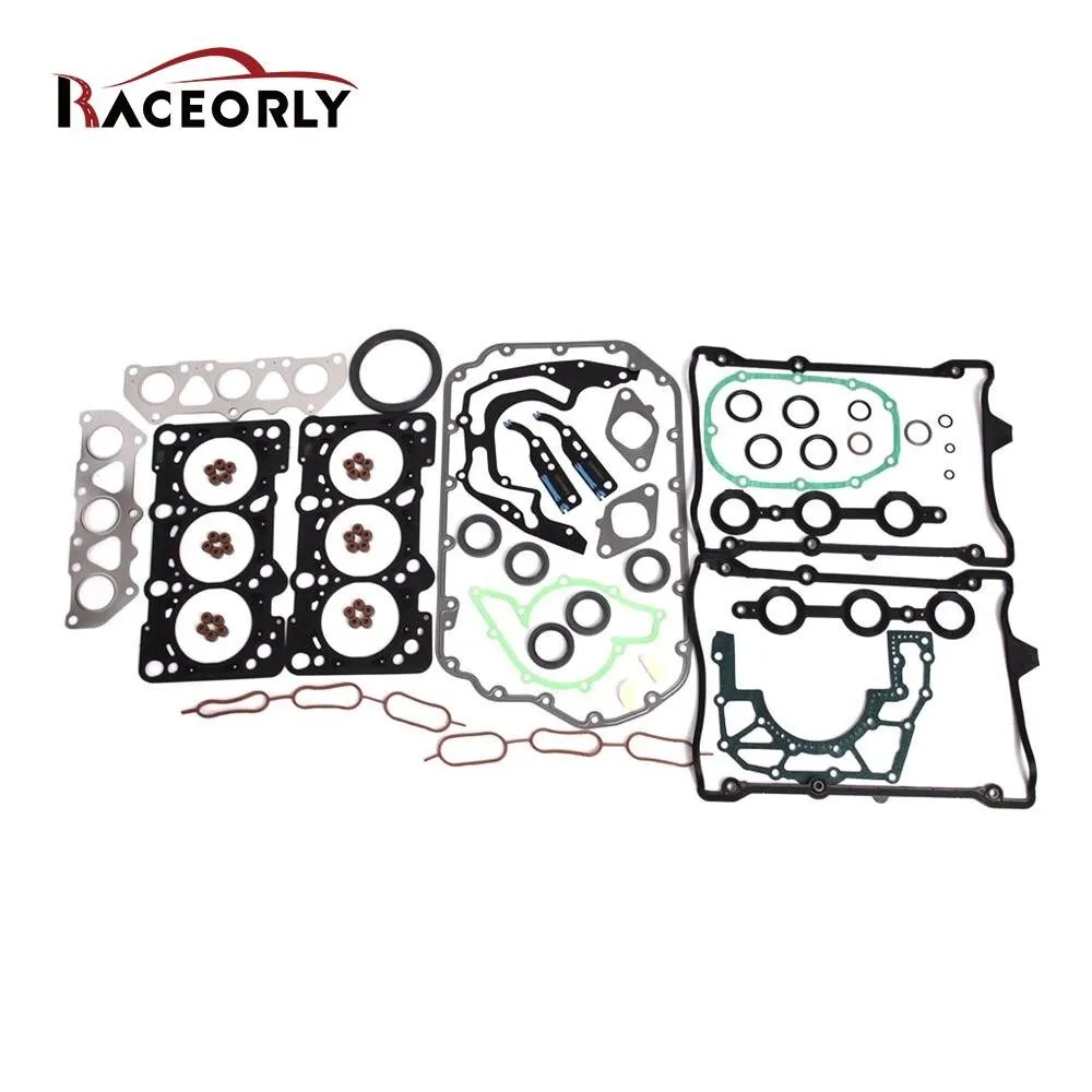 RACEORLY Engine Rebuild Gasket Kit for Audi A4 A6 Allroad VW Passat 2.4L BDV 078198025, 078129717P, 078253039G, 06B109675B