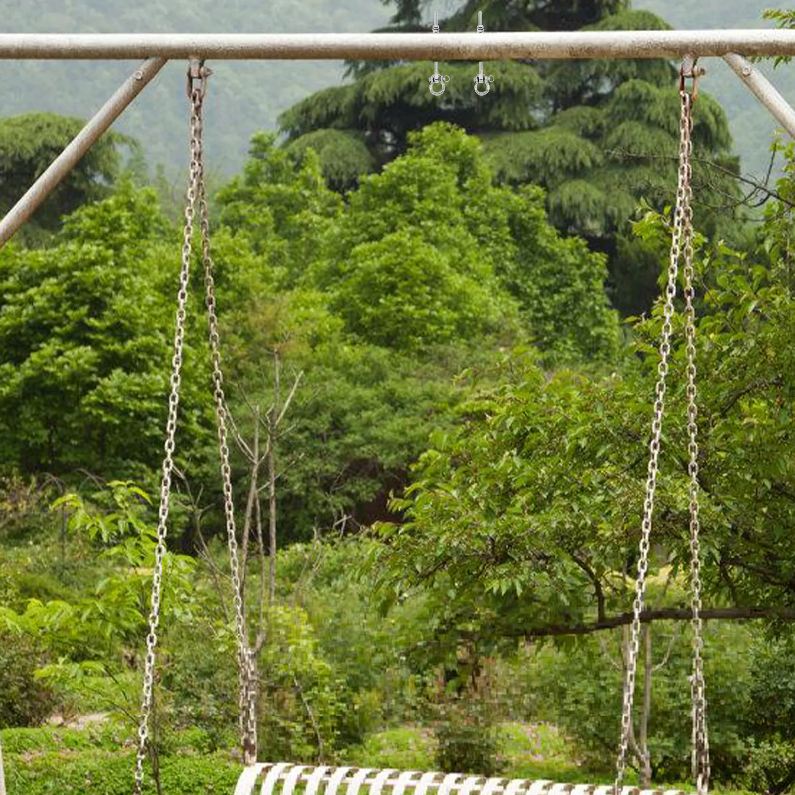Stainless Steel Heavy Duty Swing Hardware for Porch Swing Hammock Heavy Bag Resistance Bands Ceiling Beam Patio Mount