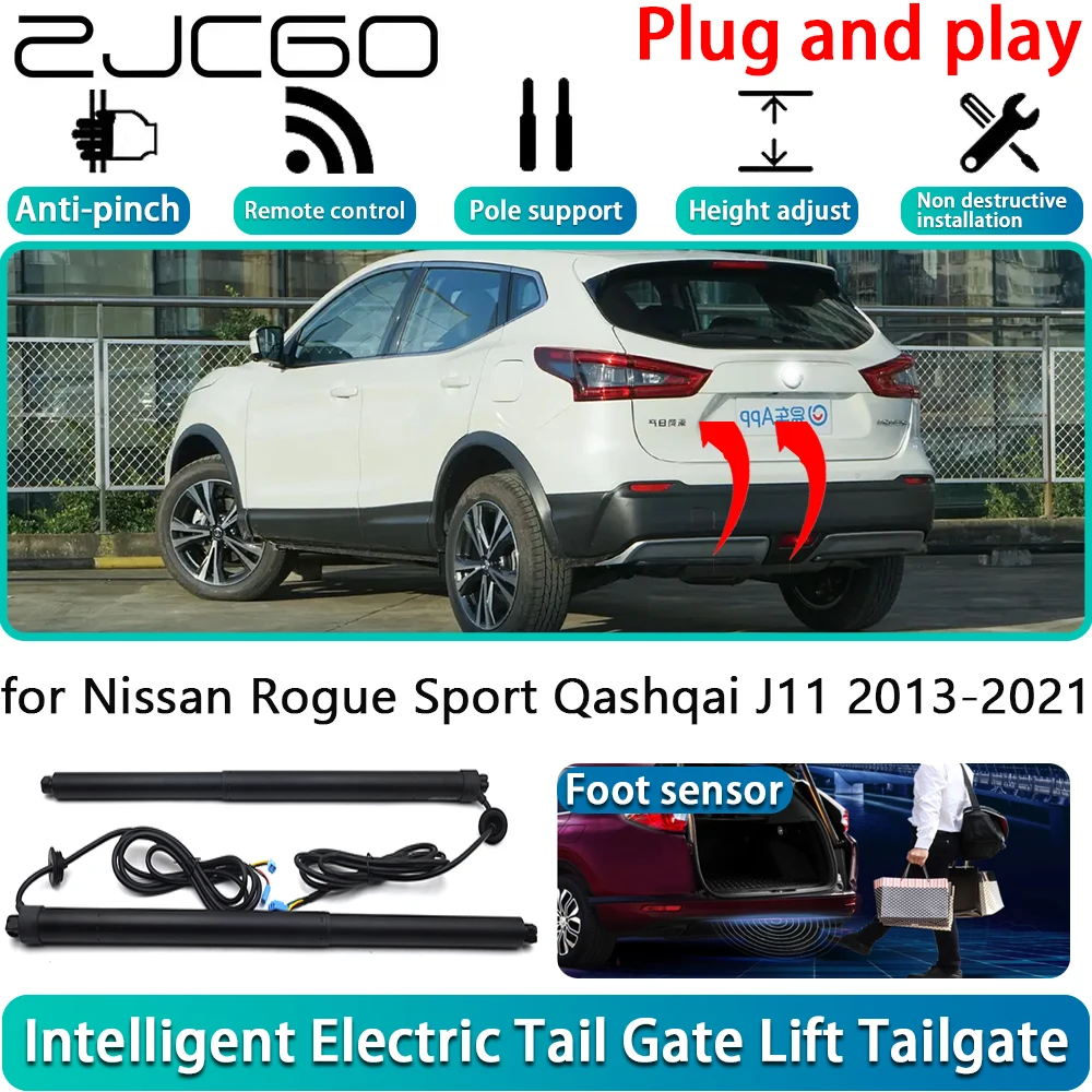 for Nissan Rogue Sport Qashqai J11 2013-2021 Electric Powered Tailgate Power Liftgate Automatic Tailgate System With Foot Sensor