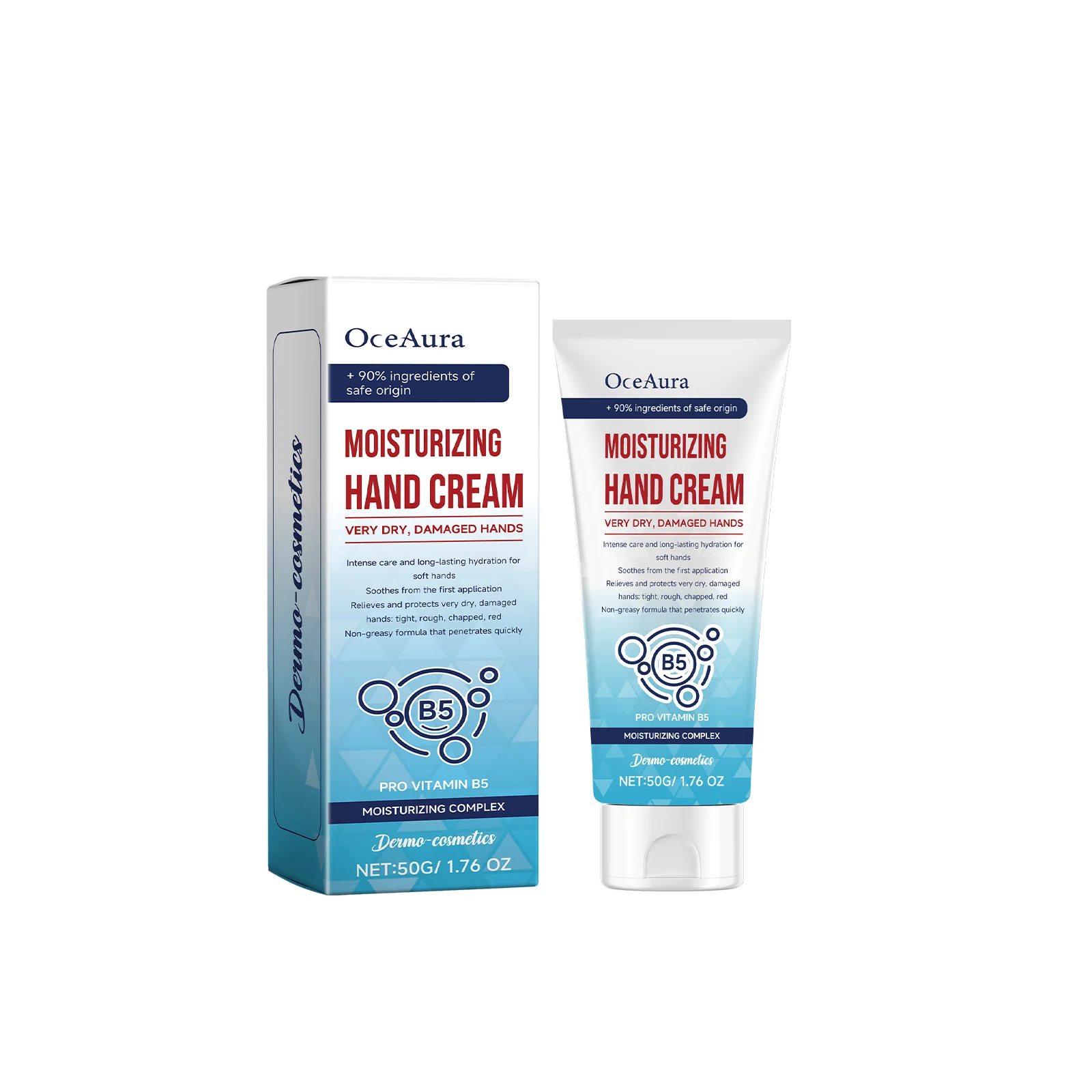 

OceAura Moisturizing And Moisturizing Hand Cream Moisturizing And Moisturizing And Caring Hand Cream To Prevent Dry Skin 2pcs