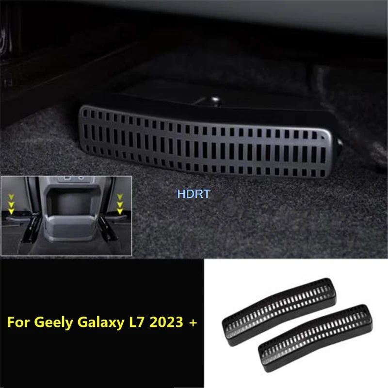 Car Styling Protector Decoration Accessories Exterior Sticker For Geely Galaxy L7 2023 + Under Seat Air Outlet Dust Proof Cover