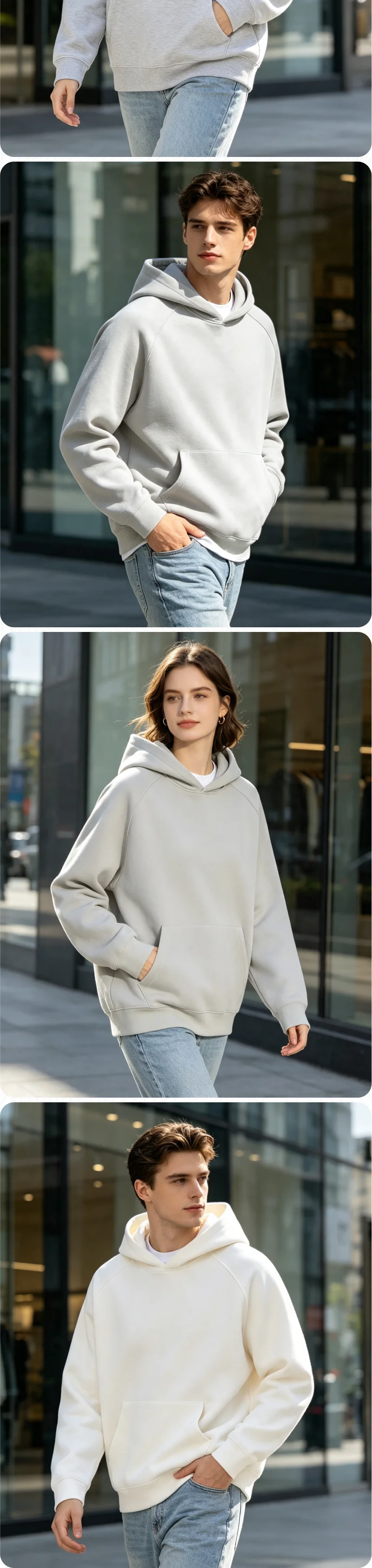 Individuelle Logos, Druck, Stickerei, Neuer Frühling-Herbst Dünner Pullover-Hoodie, Unisex, Hochwertige Freizeit-Oberteile für Männer und Frauen, Text-Sweatshirt – Detail 6