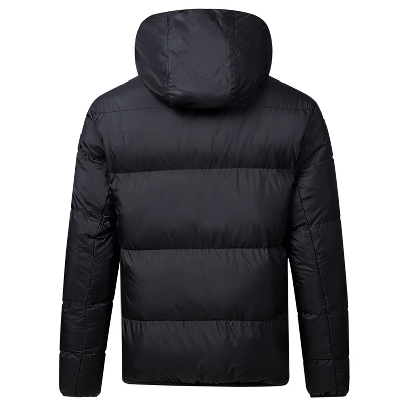 Large Size Cotton Jacket Men\'s New Winter Coat Cotton Jacket Trendy Casual Autumn and Winter Warm Hooded Down Cotton Jacket