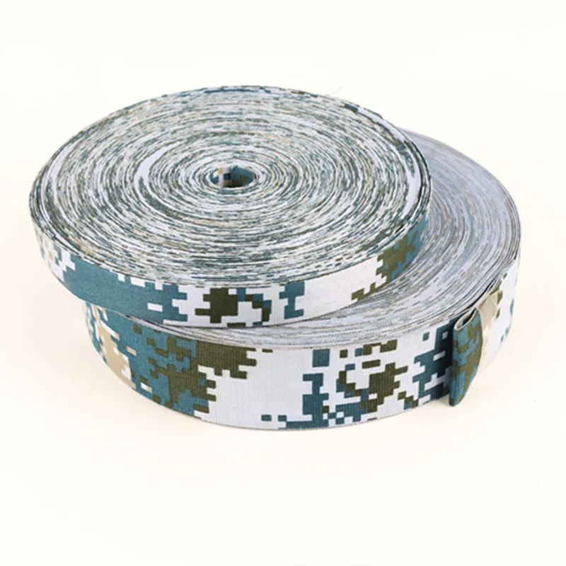 

1m Blue Ocean Camouflage Webbing Sewing DIY Flame Retardant and Infrared Resistant Hunting Accessories Tatical Gear TMC Sports