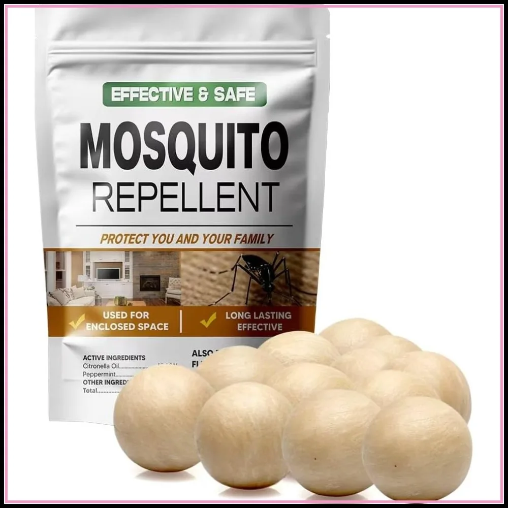 Mosquito Repellent Outdoor Patio, Mosquito Deterrent for Yard, Keep Mosquito Away for Room/Porch/Camping, Effective 60 Days-12P