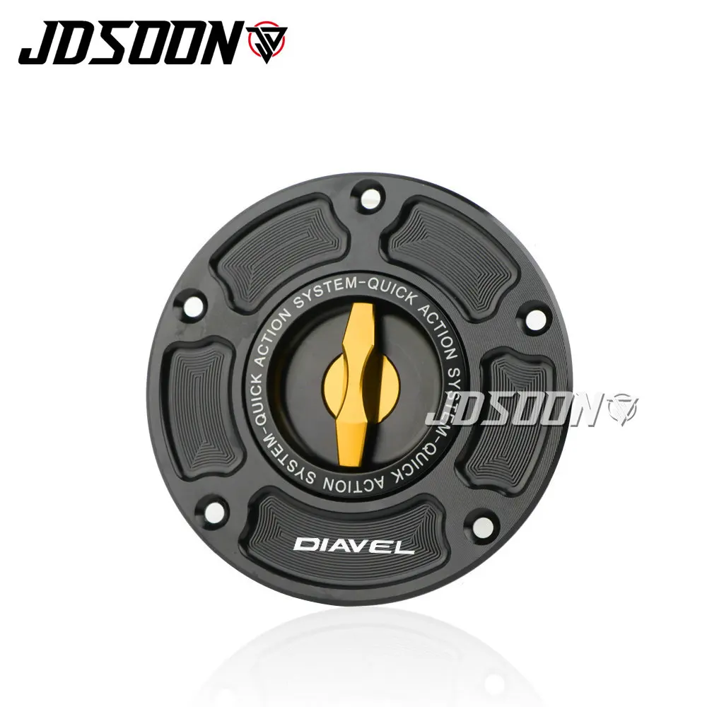 For DUCATI DIAVEL X DIAVEL XDIAVEL /S 2011-2018  DIAVEL V4 2023 Motorcycle Accessories Fuel Gas Cap Tank Cover CNC Aluminum