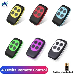 433MHz Garage Door Remote Control 4Keys Universal RF Gate Door Controls Wireless EV1527 Learning Code Duplicator Copy Opener